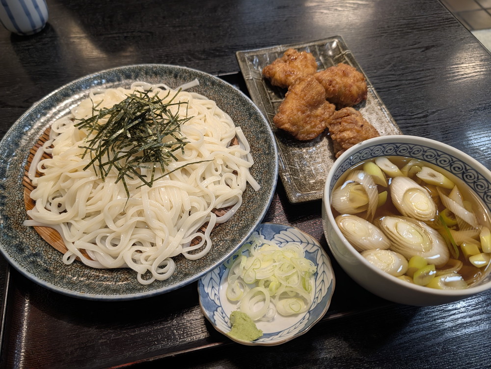 鶏天うどん