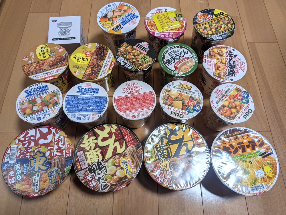 日清の巨大段ボール