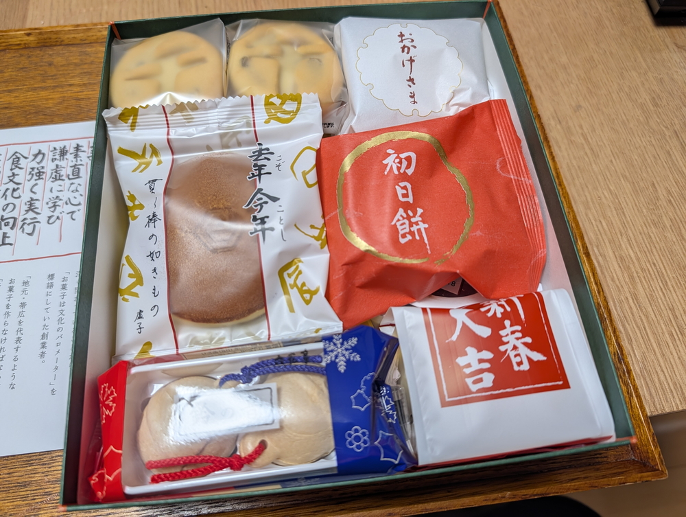 お菓子の全貌