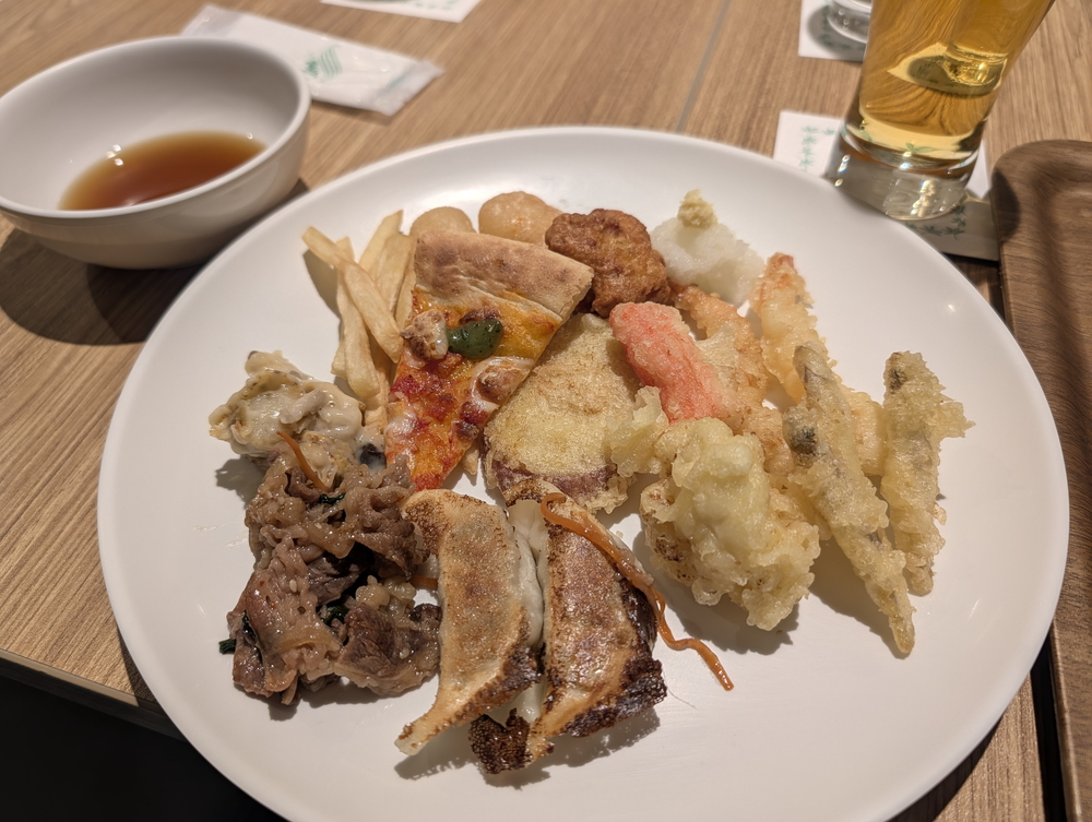 マグロの刺し身コーナー